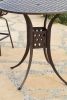 Savannah Outdoor Aluminum Round Bar Table