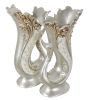 Silver Pearl Swan Set of 2