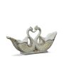 Silver Pearl Swan Double Vase