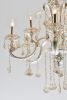 Hollywood Brush 9 light Silver Chandelier