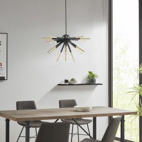 3-Light Spiked Chandelier