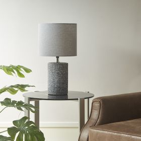 Bayard Embossed Ceramic Table Lamp