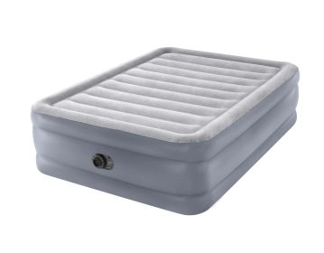 20" Dura-Beam Deluxe Raised Air Bed Mattress with Internal Pump - Queen